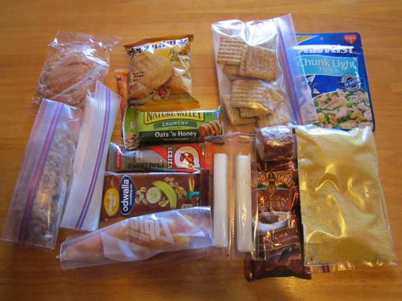 Five Day Lightweight Backpacking Meal Plan - Day 2